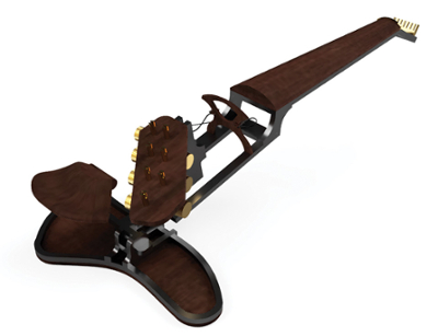 George Neufeld developed a prototype 7-string electric violin, which in no way resembles its classical cousin.